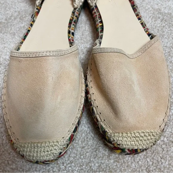NEW J Crew Baja Flat Espadrille Suede Sandals Made in Spain G4208 Size 10 - Picture 4 of 12